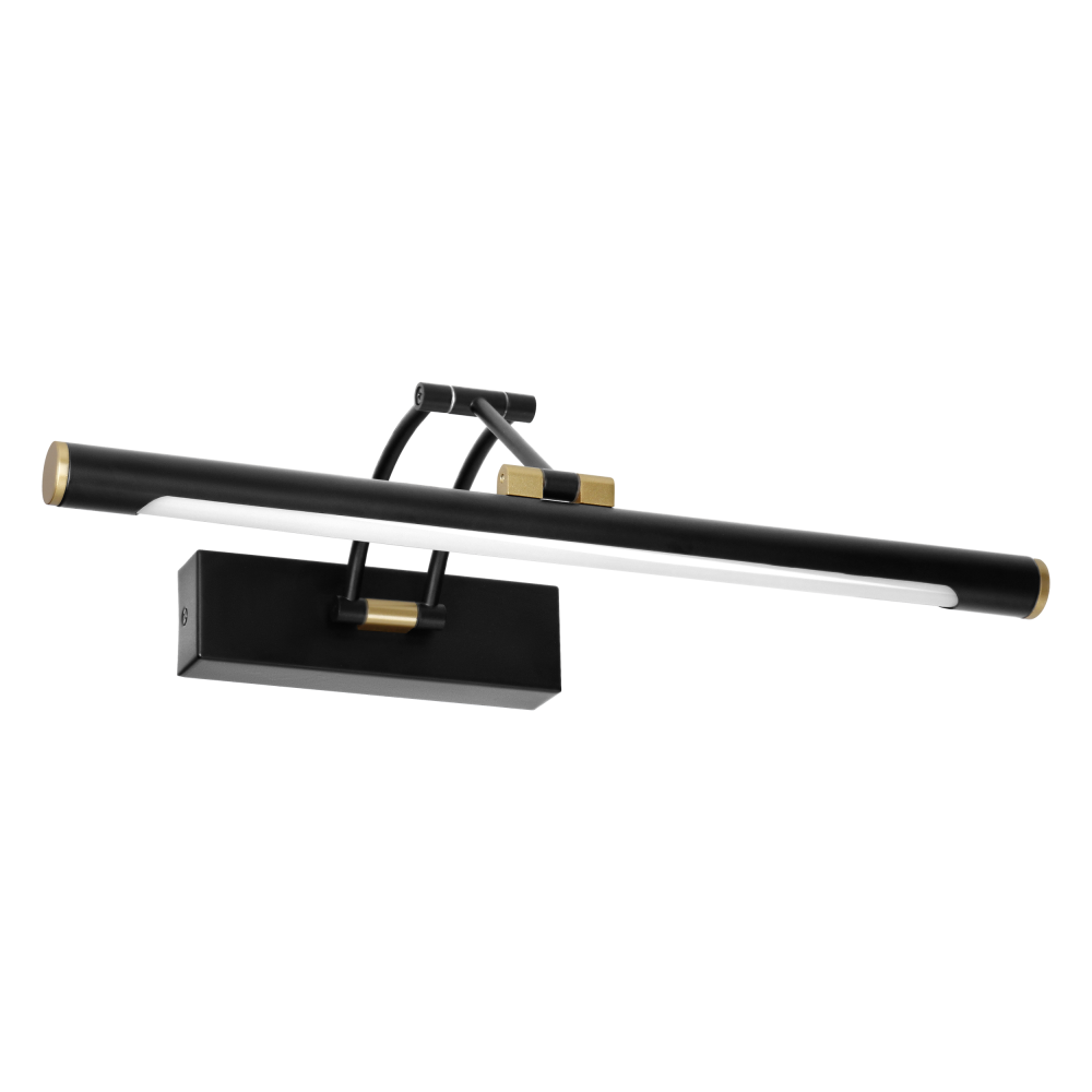 RICO LED mirror light 7W, 770lm, 4000K, IP44, 40 cm, black