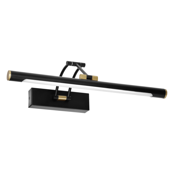 RICO LED 7W, lampa nad lustro, 770lm, 4000K, IP44, dł. 40 cm, czarna RICO LED 7W, lampa nad lustro, 770lm, 4000K, IP44, dł. 40 cm, czarna