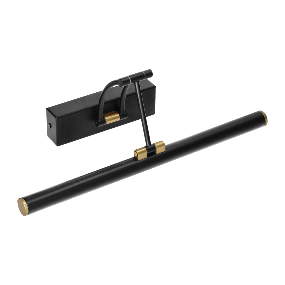 RICO LED mirror light 7W, 770lm, 4000K, IP44, 40 cm, black