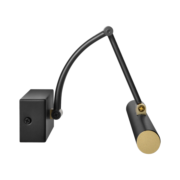 RICO LED 7W, lampa nad lustro, 770lm, 4000K, IP44, dł. 40 cm, czarna RICO LED 7W, lampa nad lustro, 770lm, 4000K, IP44, dł. 40 cm, czarna