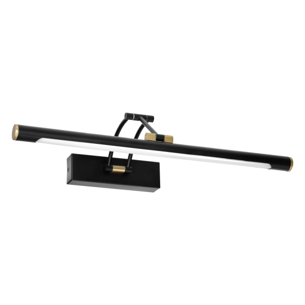 RICO LED mirror light 9W, 990lm, 4000K, IP44, 50 cm, black