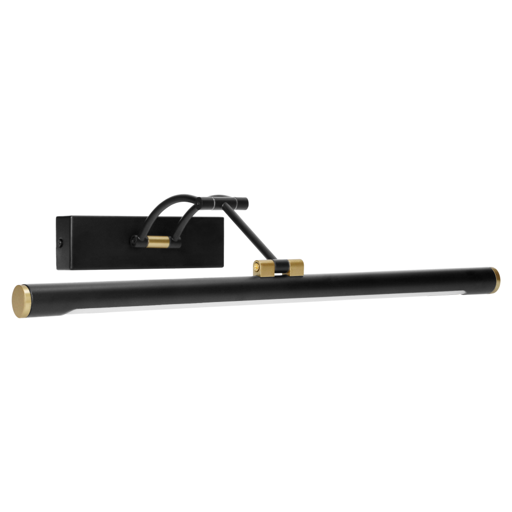 RICO LED mirror light 9W, 990lm, 4000K, IP44, 50 cm, black