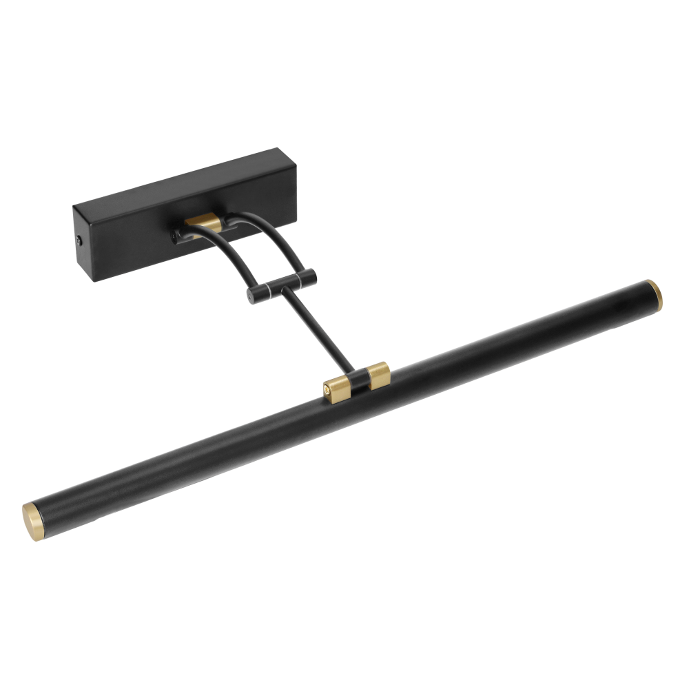 RICO LED mirror light 9W, 990lm, 4000K, IP44, 50 cm, black