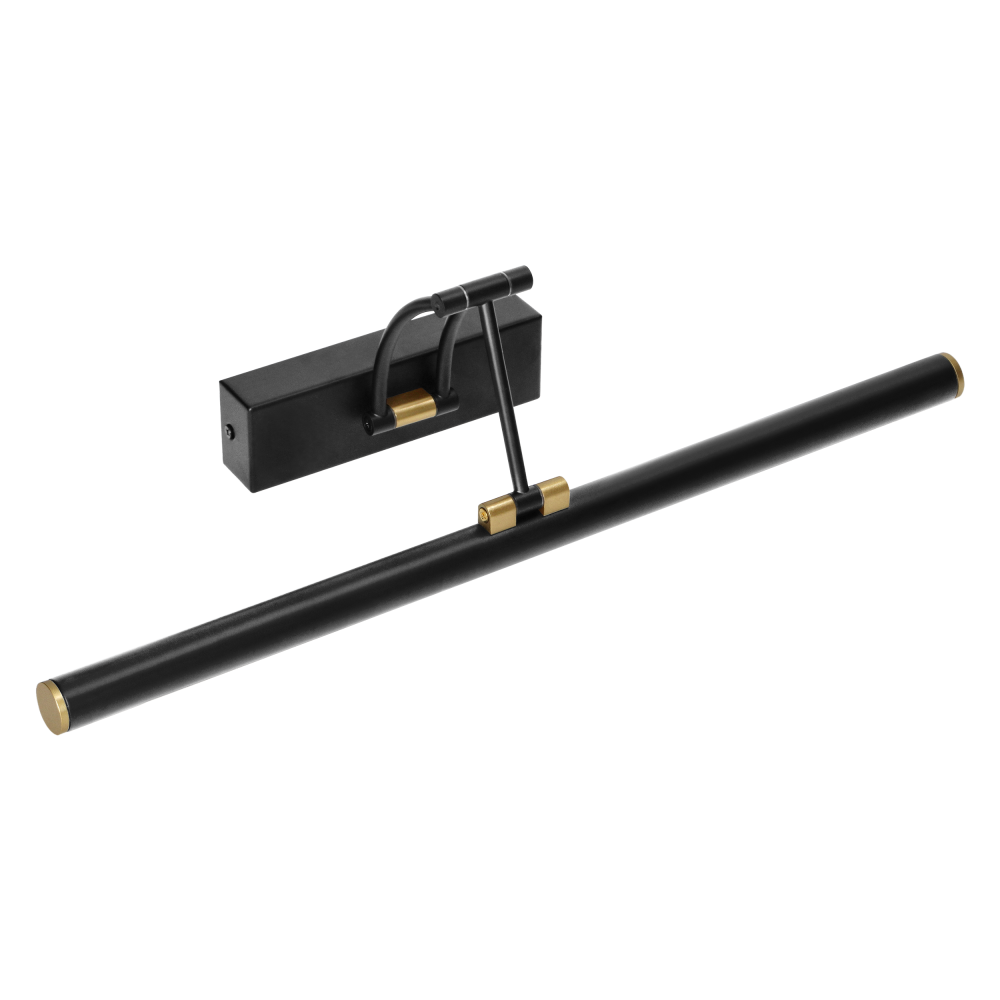 RICO LED mirror light 9W, 990lm, 4000K, IP44, 50 cm, black