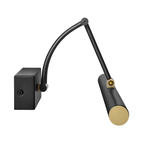 RICO LED mirror light 9W, 990lm, 4000K, IP44, 50 cm, black