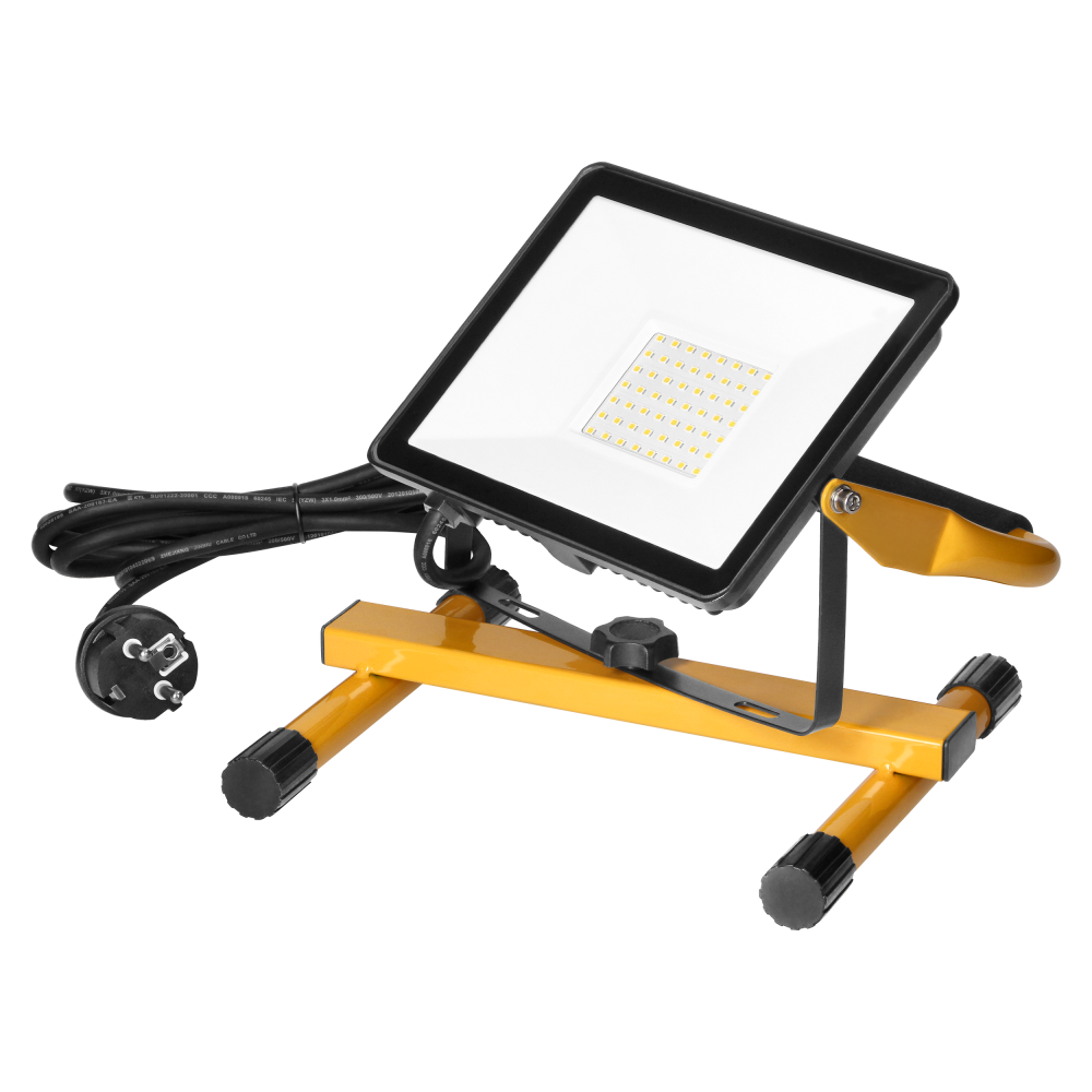 PORTAX work floodlight on tripod, 50W, 4000lm, IP65, 4000K