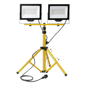 ALLED set of 2 x 100W floodlights with tripod and 2m cable