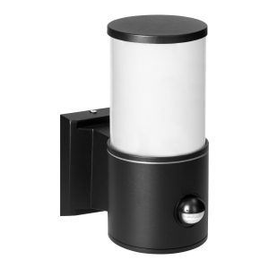 DALIA garden luminaire with motion sensor, E27, max. 15W, IP54, black