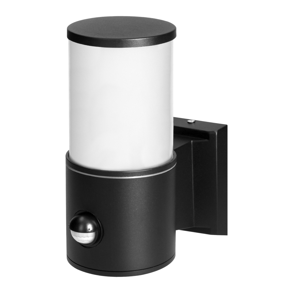 DALIA garden luminaire with motion sensor, E27, max. 15W, IP54, black