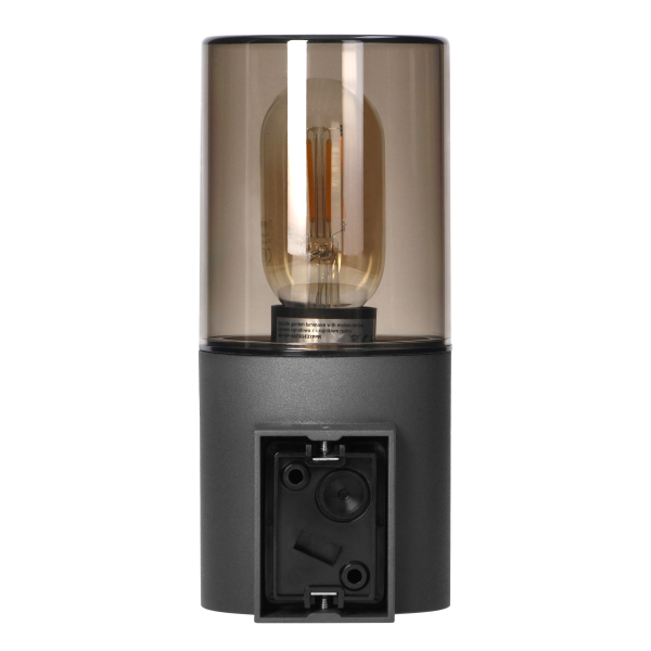 SALVIA garden luminaire with motion sensor, E27, max. 15W, IP54, grey SALVIA garden luminaire with motion sensor, E27, max. 15W, IP54, grey