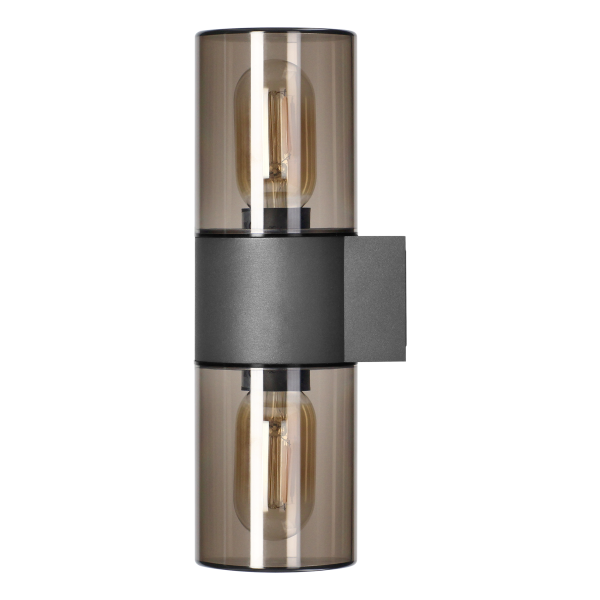 SALVIA garden luminaire, 2xE27, max. 2x15W, IP54, grey SALVIA garden luminaire, 2xE27, max. 2x15W, IP54, grey