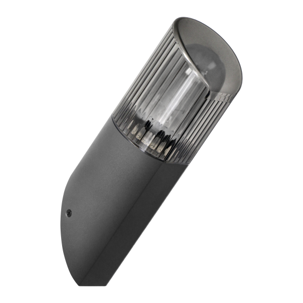 PEONIA garden luminaire, E27, max. 15W, IP54, slanted, black PEONIA garden luminaire, E27, max. 15W, IP54, slanted, black