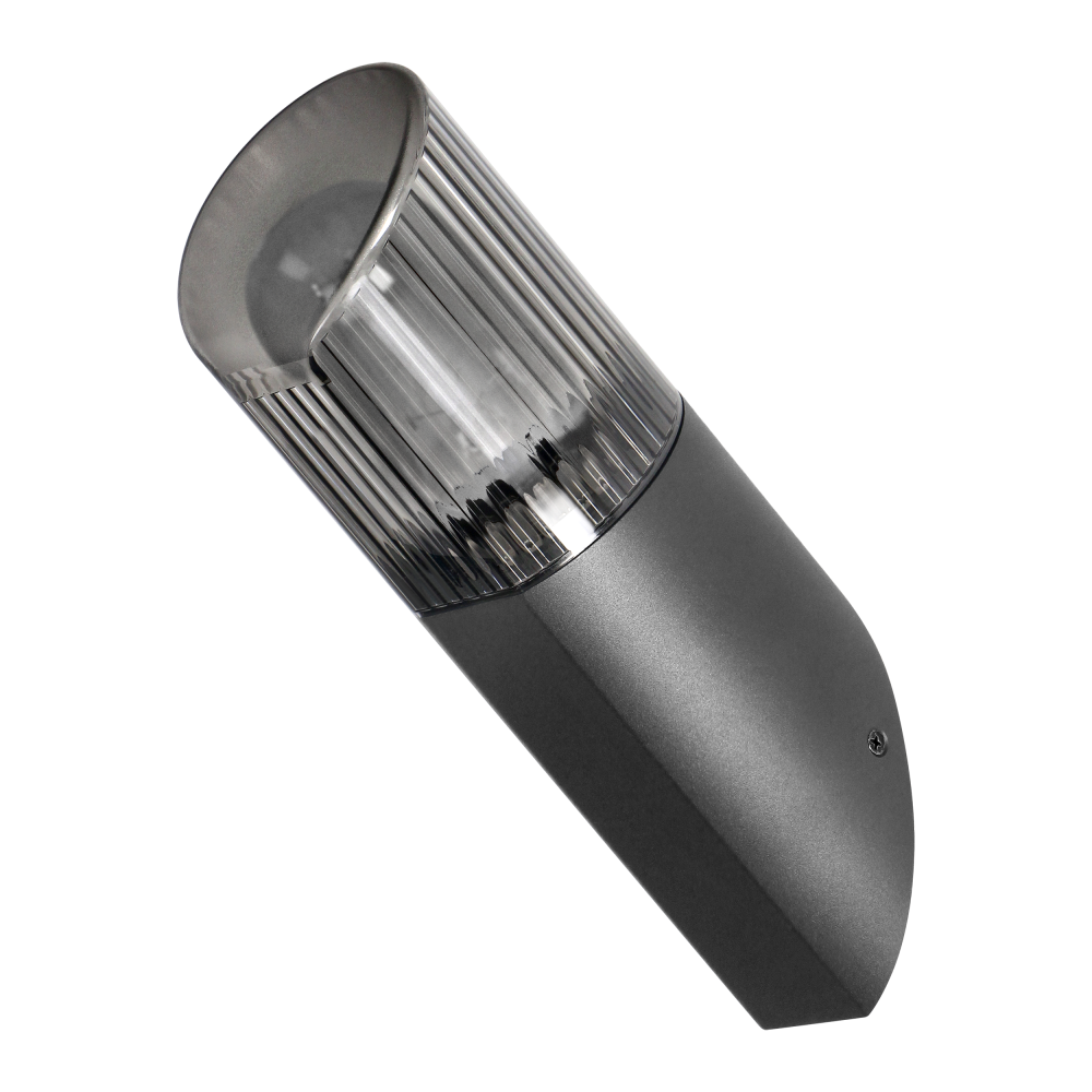 PEONIA garden luminaire, E27, max. 15W, IP54, slanted, black