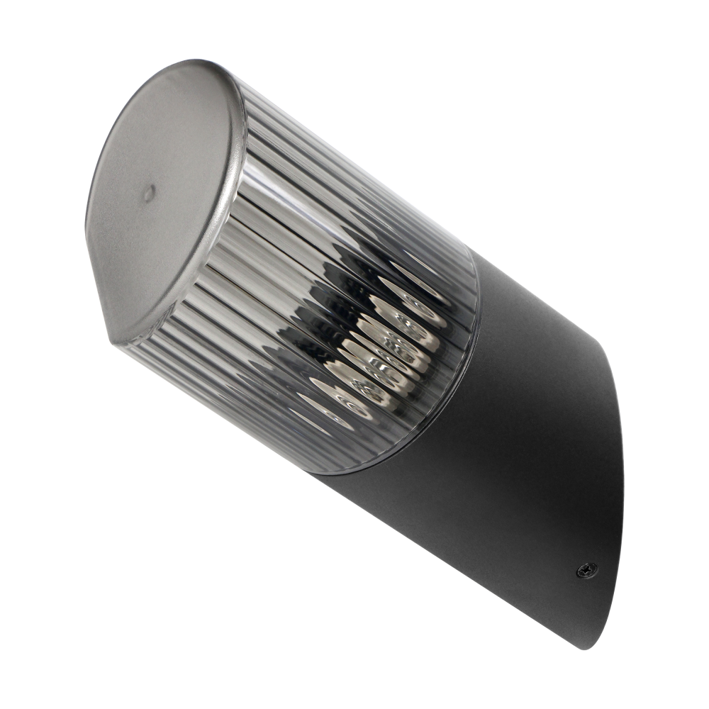 PEONIA garden luminaire, E27, max. 15W, IP54, slanted, black