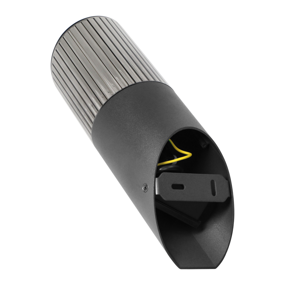 PEONIA oprawa ogrodowa, E27, max. 15W, IP54, skos, czarna