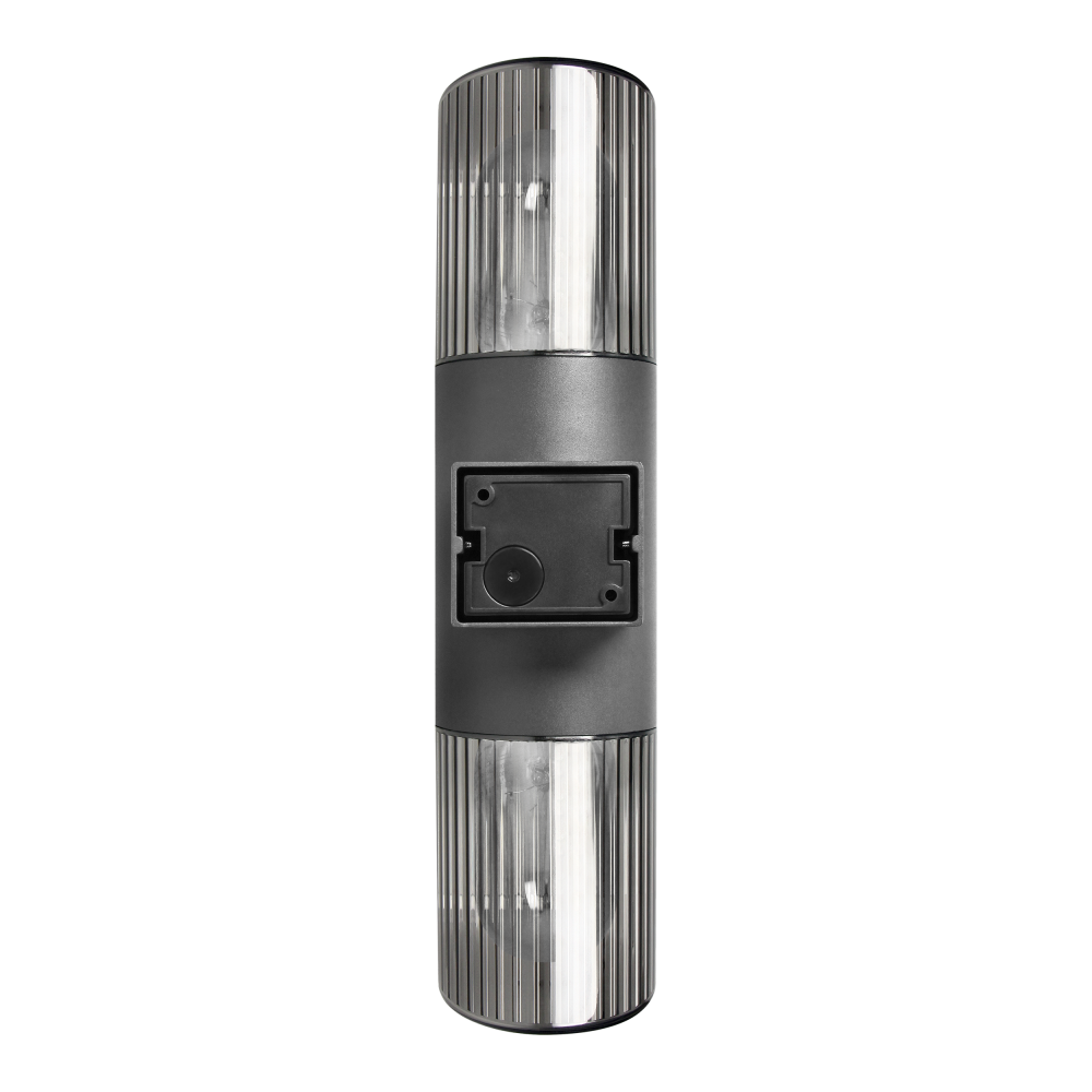 PEONIA garden luminaire, 2xE27, max. 2x15W, IP54, black