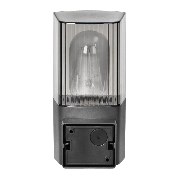 PEONIA garden luminaire with motion sensor, E27, max. 15W, IP54, black PEONIA garden luminaire with motion sensor, E27, max. 15W, IP54, black