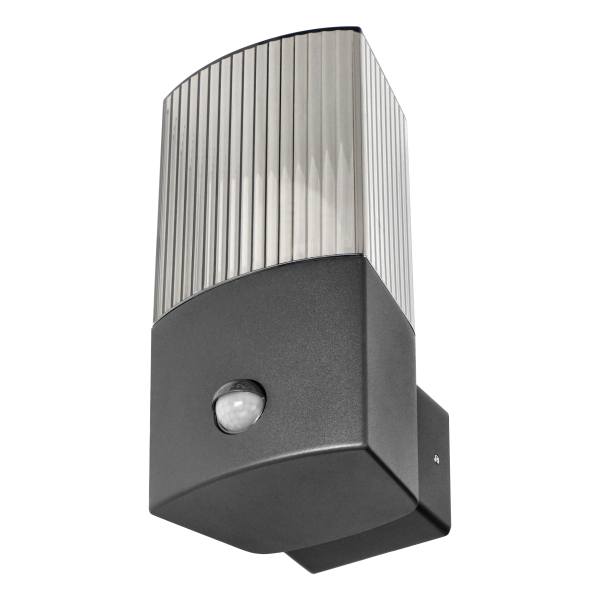 PEONIA oprawa ogrodowa z czujnikiem ruchu, E27, max. 15W, IP54, czarna PEONIA oprawa ogrodowa z czujnikiem ruchu, E27, max. 15W, IP54, czarna