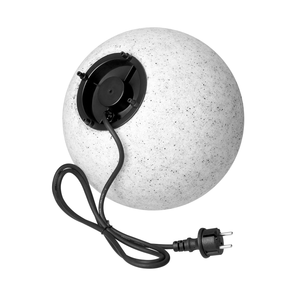 OFELIA oprawa ogrodowa kula, E27, max. 18W, IP65, kamień, ⌀280