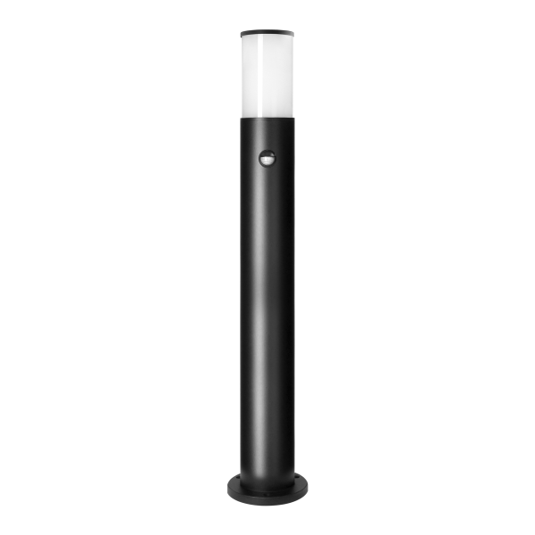 DALIA bollard garden luminaire with motion sensor, E27, max. 15W, IP54, 80 cm, black DALIA bollard garden luminaire with motion sensor, E27, max. 15W, IP54, 80 cm, black