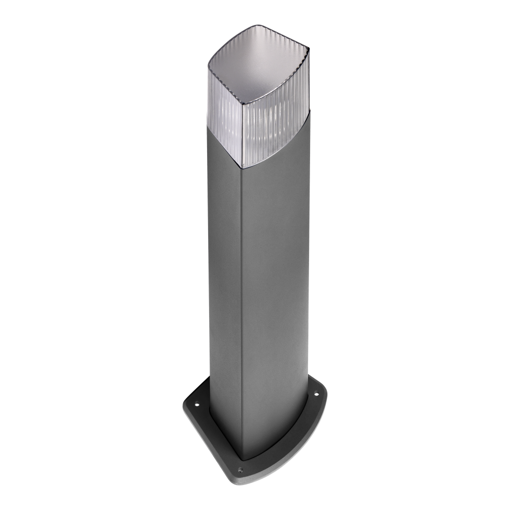 PEONIA Bollard garden luminaire, E27, max. 15W, IP54, 75 cm, black