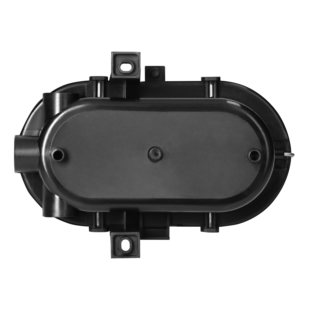 BODRUM Bulkhead fixture,E27, max. 15W, IP54, glass lampshade, steel cover, black