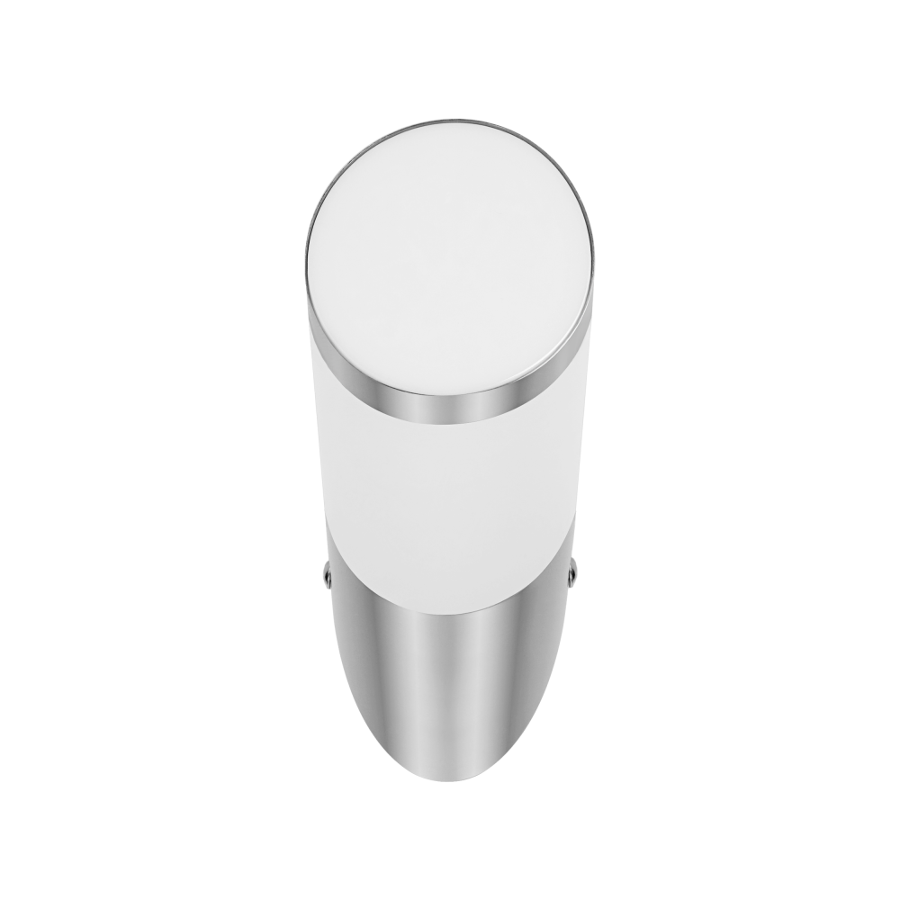 EDERA garden luminaire, E27, max. 15W, IP44, angled, stainless steel