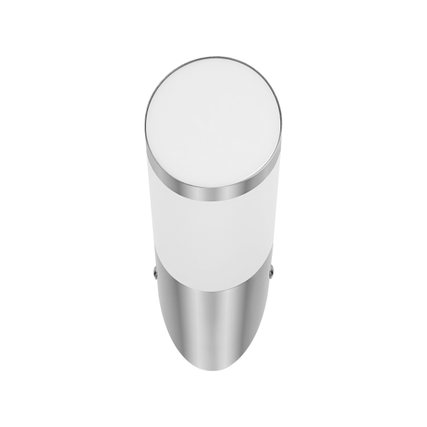 EDERA garden luminaire, E27, max. 15W, IP44, angled, stainless steel EDERA garden luminaire, E27, max. 15W, IP44, angled, stainless steel