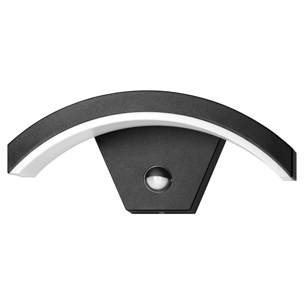 PILEA LED 9W, garden lamp with PIR motion sensor, 700lm, IP54, 4000K, black PILEA LED 9W, garden lamp with PIR motion sensor, 700lm, IP54, 4000K, black