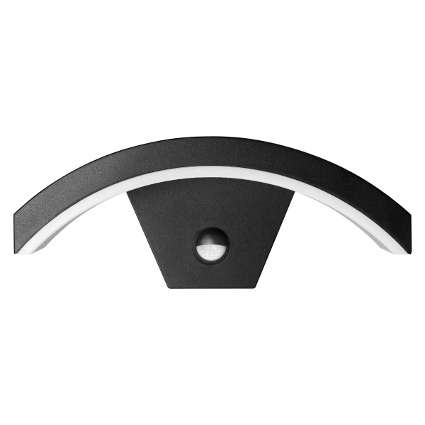 PILEA LED 9W, garden lamp with PIR motion sensor, 700lm, IP54, 4000K, black PILEA LED 9W, garden lamp with PIR motion sensor, 700lm, IP54, 4000K, black