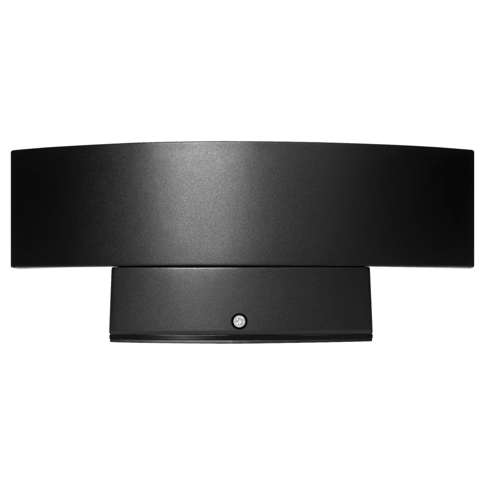 PILEA LED 9W, lampa ogrodowa z czujnikiem PIR, 700lm, IP54, 4000K, czarna