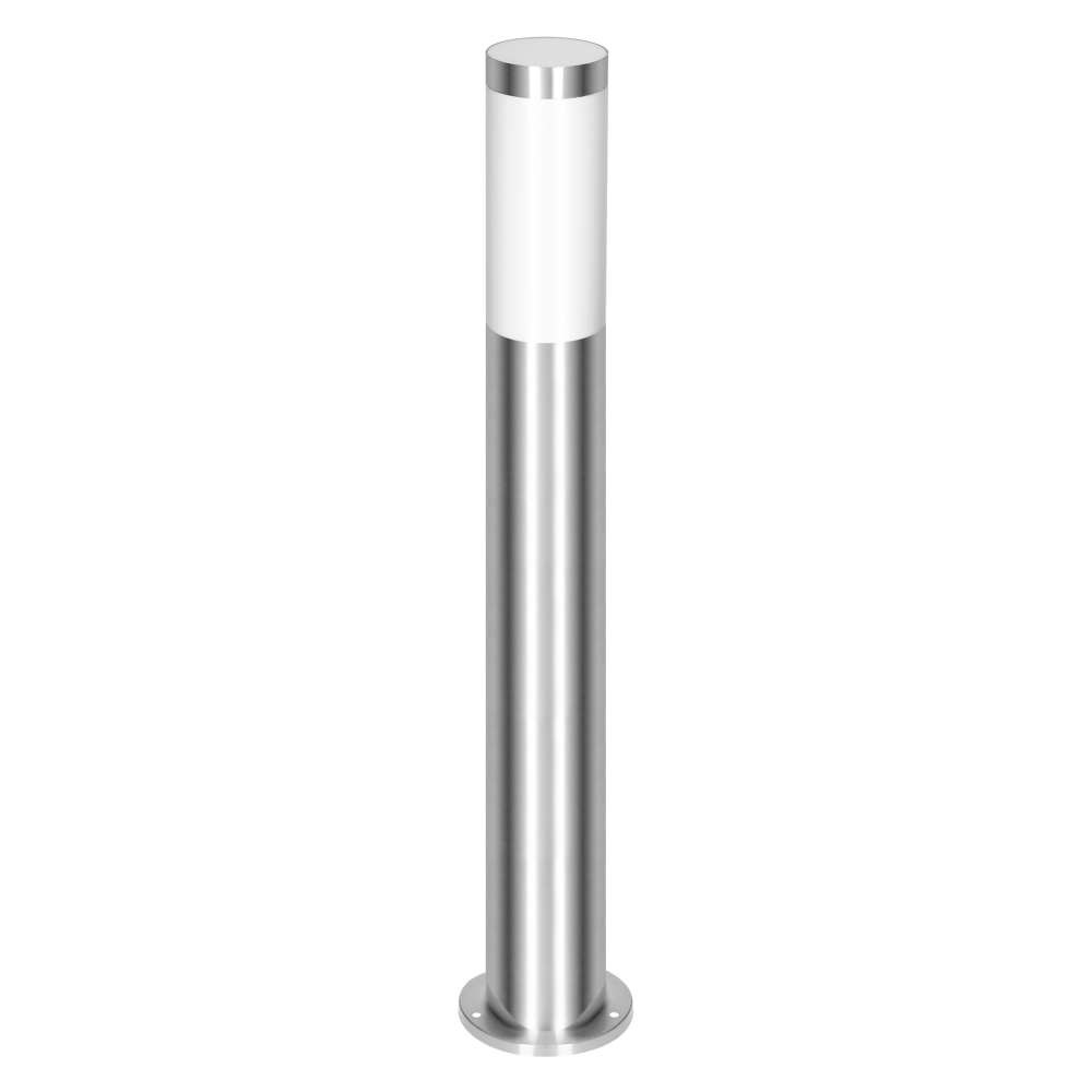 EDERA bollard garden luminaire, E27, max. 15W, IP44, 65 cm, stainless steel