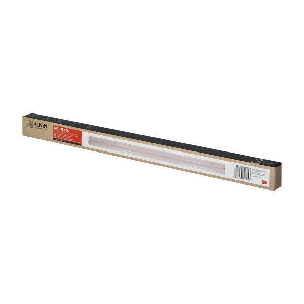 NOTUS LED 4W linear fixture with cable for installation under the cabinet, 630lm, 4000K, 2-pin plug, ON/OFF switch, NOTUS LED 4W linear fixture with cable for installation under the cabinet, 630lm, 4000K, 2-pin plug, ON/OFF switch,