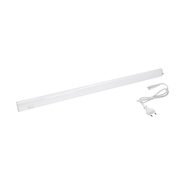 NOTUS LED 14W linear fixture with cable for installation under the cabinet, 1260lm, 4000K, 2-pin plug, ON/OFF switch, NOTUS LED 14W linear fixture with cable for installation under the cabinet, 1260lm, 4000K, 2-pin plug, ON/OFF switch,