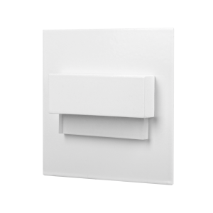 TRACO LED 1.5W flush-mounted staircase light fitting, 12VDC, 30lm, 4000K, white, innovative installation