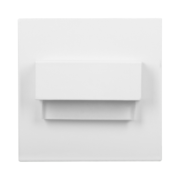 TRACO LED 1.5W flush-mounted staircase light fitting, 12VDC, 30lm, 4000K, white, innovative installation TRACO LED 1.5W flush-mounted staircase light fitting, 12VDC, 30lm, 4000K, white, innovative installation