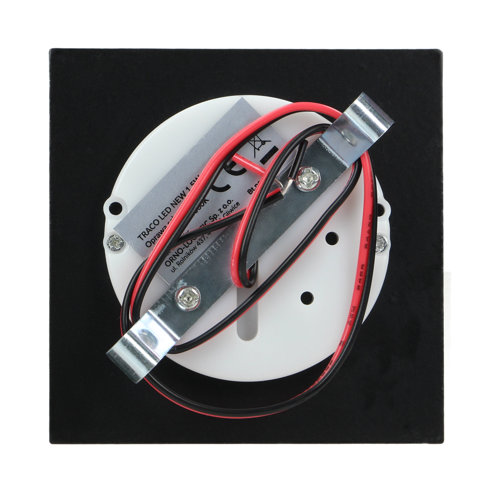 TRACO LED NEW 1,5W, recessed step light, 12VDC, 30lm, 3000K, black, innovative mounting method