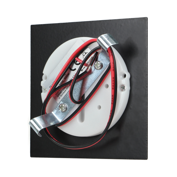 TRACO LED NEW 1,5W, recessed step light, 12VDC, 30lm, 3000K, black, innovative mounting method TRACO LED NEW 1,5W, recessed step light, 12VDC, 30lm, 3000K, black, innovative mounting method