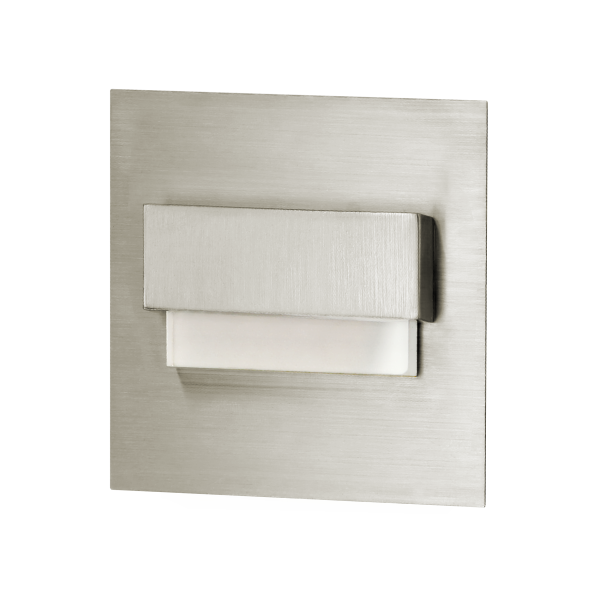 TRACO LED 1.5W flush-mounted staircase light fitting, 12VDC, 30lm, 4000K, satin, innovative installation TRACO LED 1.5W flush-mounted staircase light fitting, 12VDC, 30lm, 4000K, satin, innovative installation