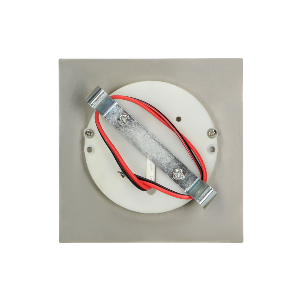 TRACO LED 1.5W flush-mounted staircase light fitting, 12VDC, 30lm, 4000K, satin, innovative installation