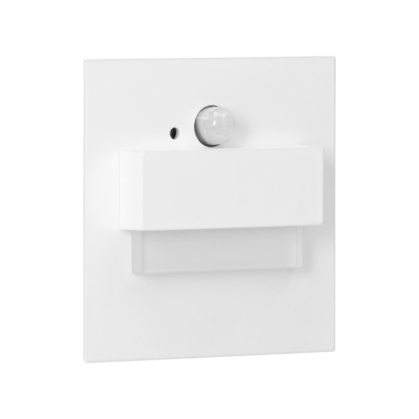 TRACO LED NEW 1,5W, recessed step light, 12VDC, 30lm, 3000K, white, motion and twilight sensors TRACO LED NEW 1,5W, recessed step light, 12VDC, 30lm, 3000K, white, motion and twilight sensors