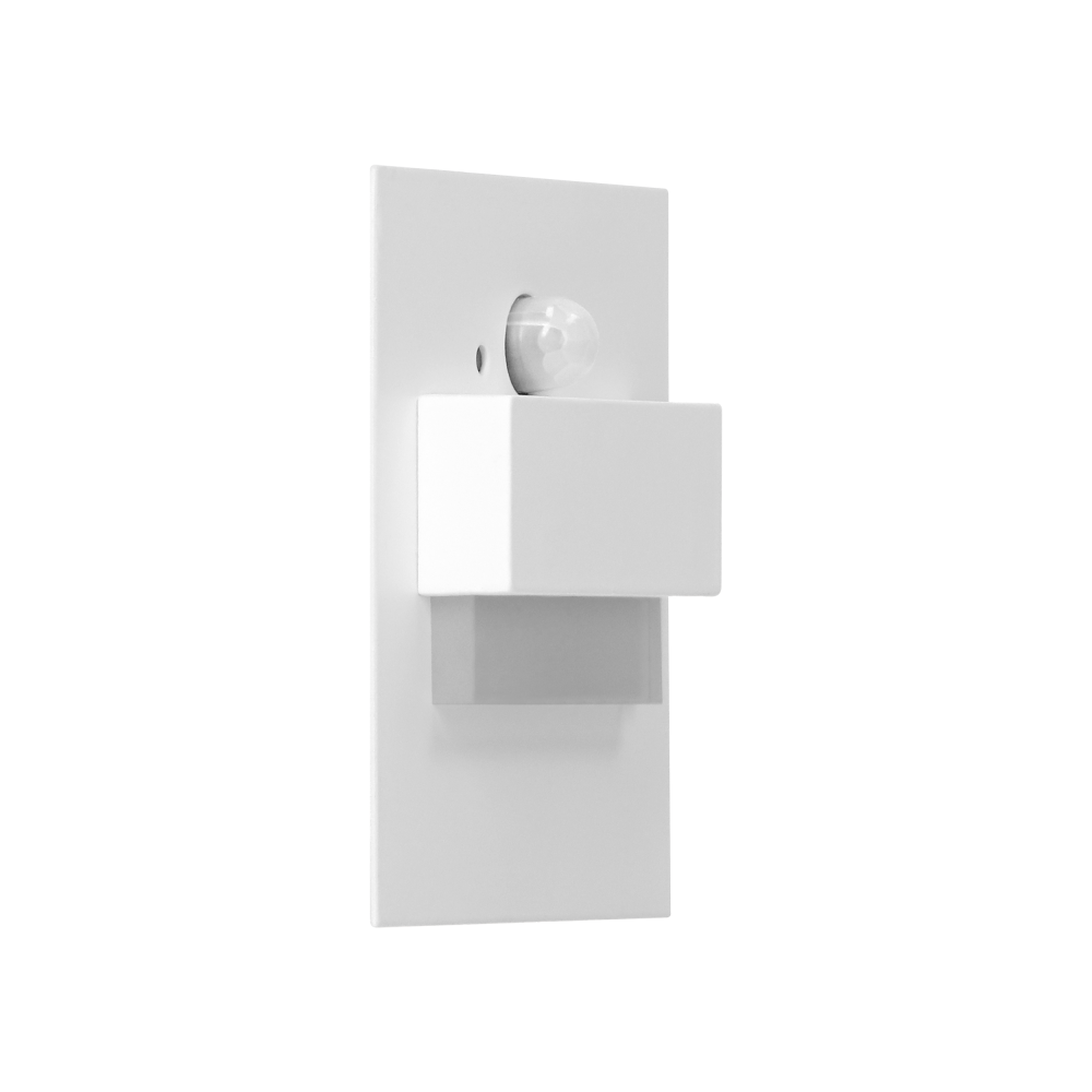 TRACO LED NEW 1,5W, recessed step light, 12VDC, 30lm, 3000K, white, motion and twilight sensors