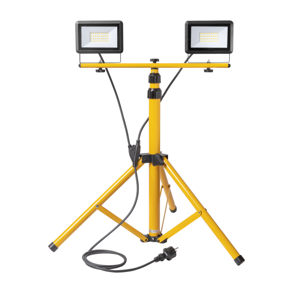 BULLED set of two floodlights 30W with double tripod and 2m cable BULLED set of two floodlights 30W with double tripod and 2m cable