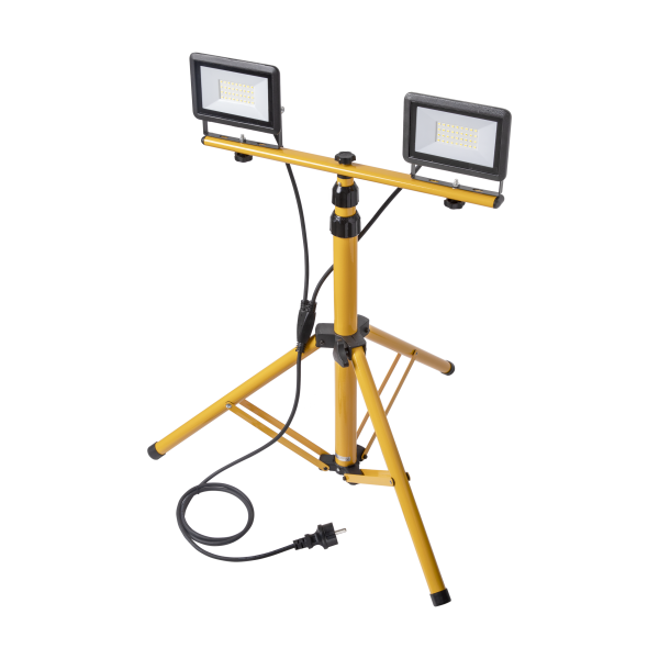 BULLED set of two floodlights 30W with double tripod and 2m cable BULLED set of two floodlights 30W with double tripod and 2m cable