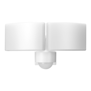 TOS DUO LED 2x20W podwójny naświetlacz ogrodowy z PIR, 2x1600lm, IP65, 4000K, PC, biały