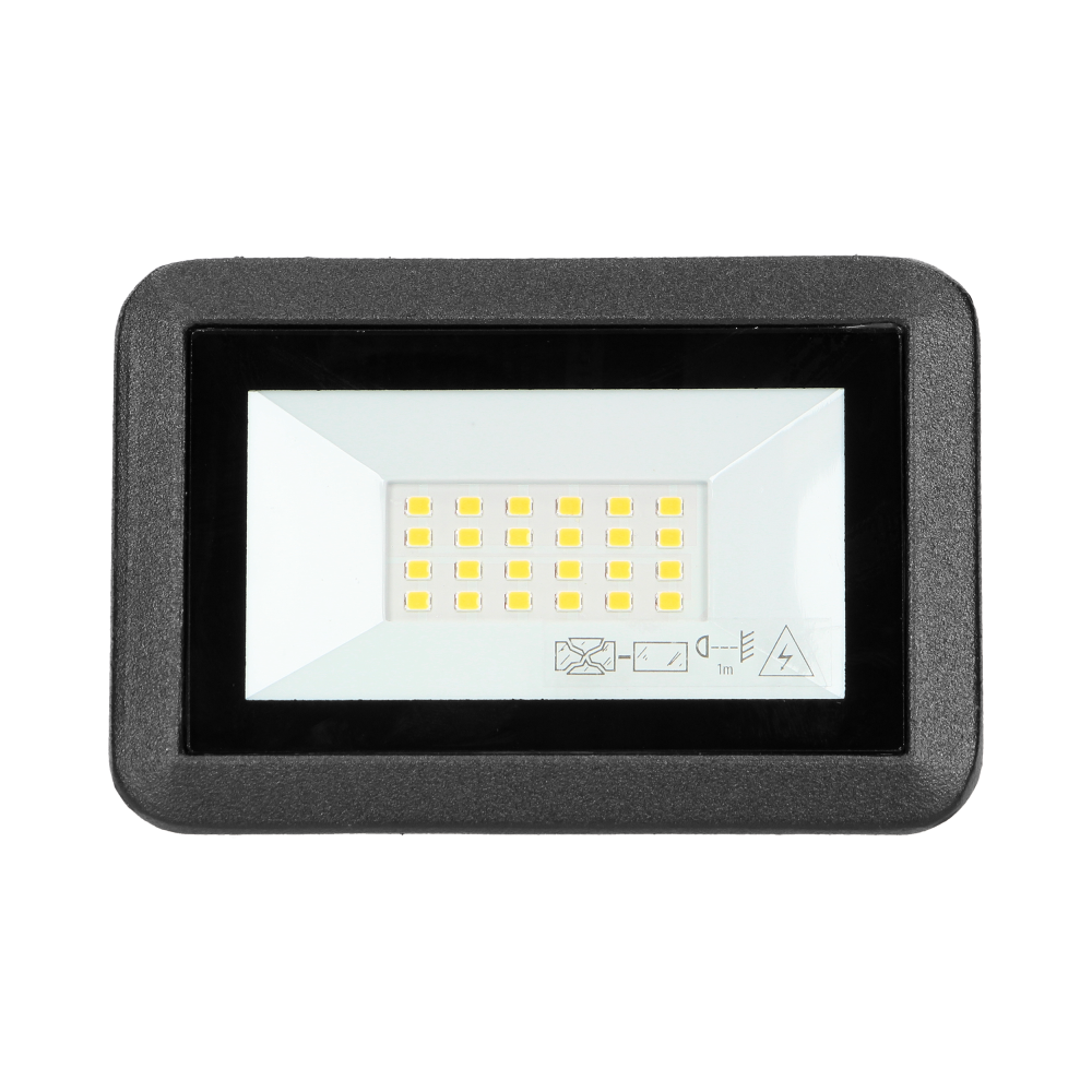 BULLED 20W floodlight 1600lm, IP65, 4000K, aluminium + glass