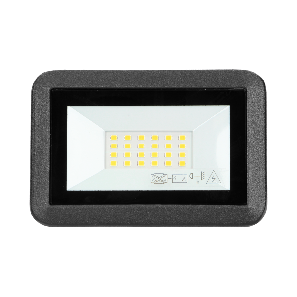 BULLED 20W floodlight 1600lm, IP65, 4000K, aluminium + glass BULLED 20W floodlight 1600lm, IP65, 4000K, aluminium + glass
