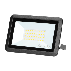 BULLED 30W floodlight 2400lm, IP65, 4000K, aluminium + glass