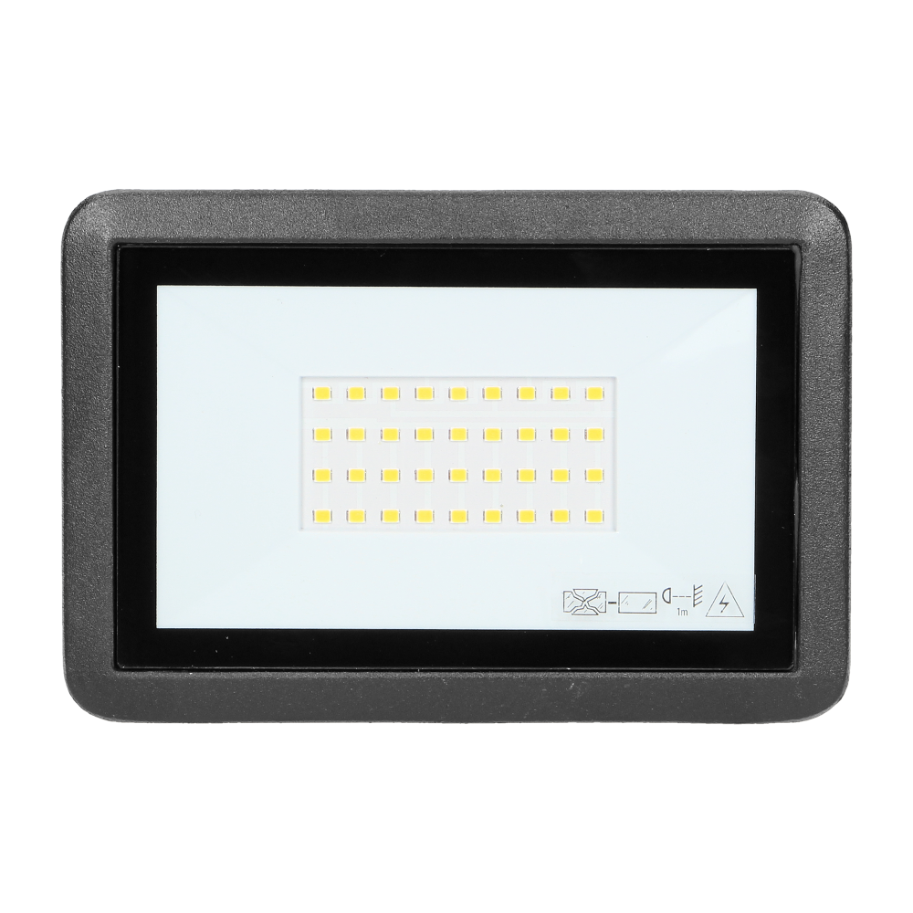 BULLED 30W floodlight 2400lm, IP65, 4000K, aluminium + glass