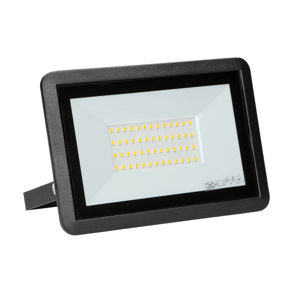 BULLED 50W floodlight 4000lm, IP65, 4000K, aluminium + glass